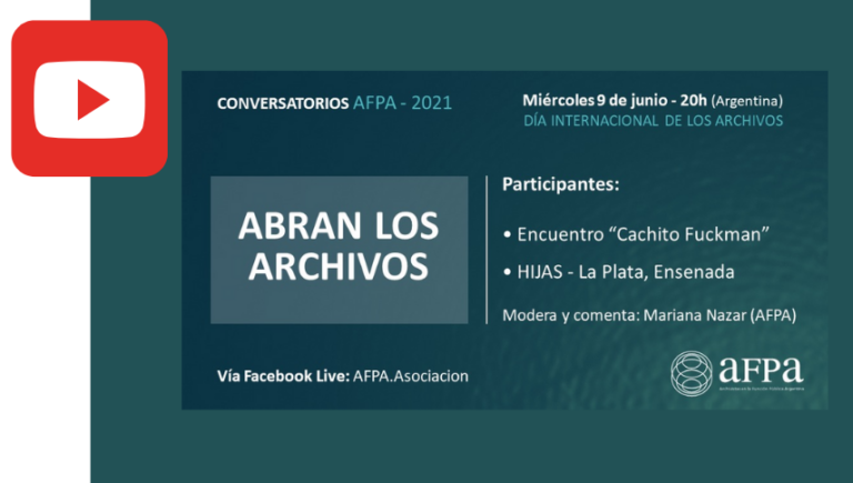 Conversatorio «Abran los archivos»