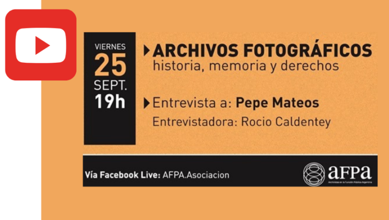 Conversatorio «Archivos fotográficos: historia, memoria y derechos»