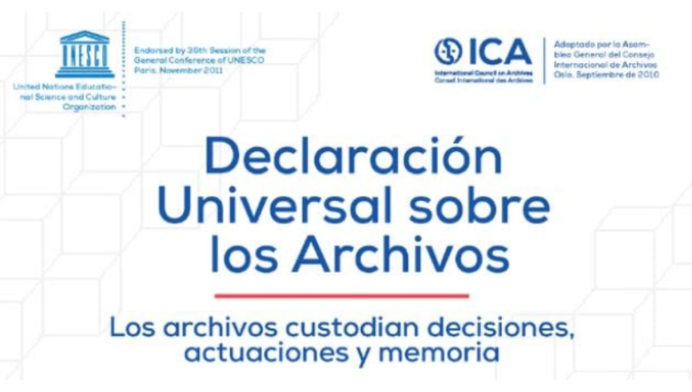 Declaración Universal sobre los Archivos