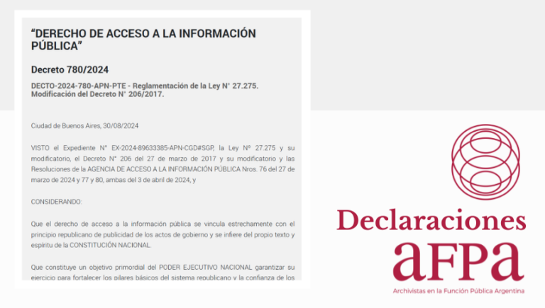 Ante la modificación de la normativa sobre Derecho de Acceso a la Información Pública