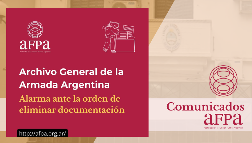 Alarma ante la orden de eliminación de documentación del Archivo General de la Armada Argentina