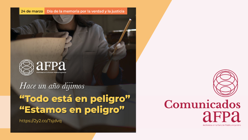 Hace un año dijimos “Todo está en peligro / Estamos en peligro”. La advertencia se hizo realidad
