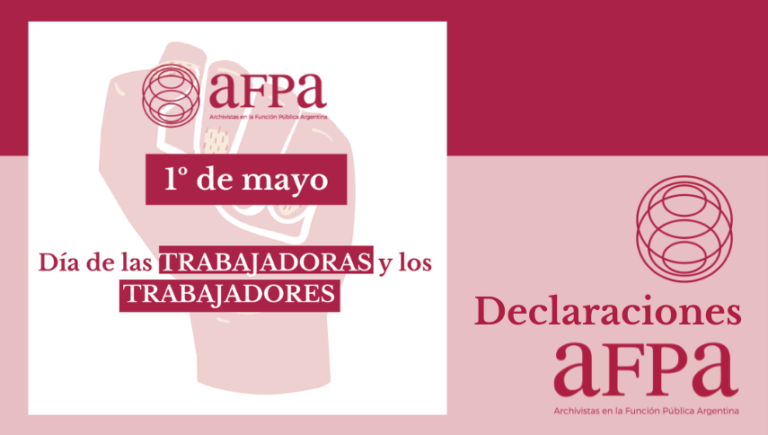 1° de mayo: día de las trabajadoras y trabajadores