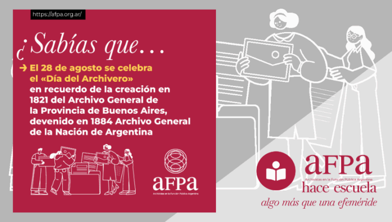 Día del/la Archivista: organizarnos es el camino hacia el reconocimiento profesional