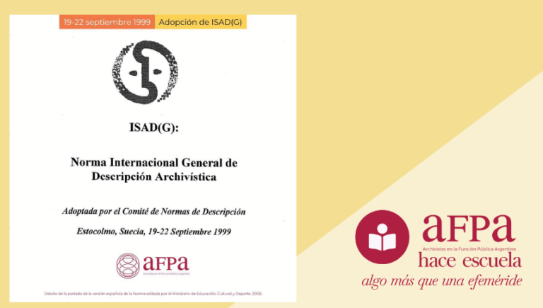 ¿Por qué seguimos hablando de ISAD(G) 26 años después?