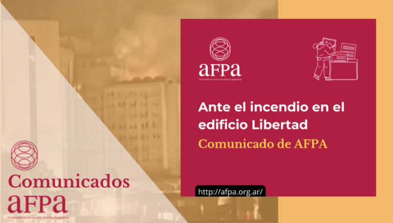 Comunicado de AFPA ante el incendio en el Edificio Libertad