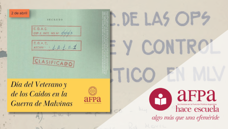 A 44 años… ¿Qué archivos podemos encontrar en torno a la «cuestión Malvinas»?