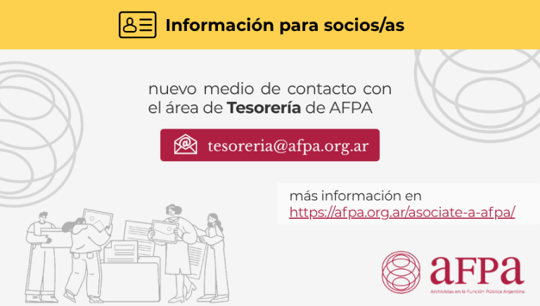 Información para socios/as
